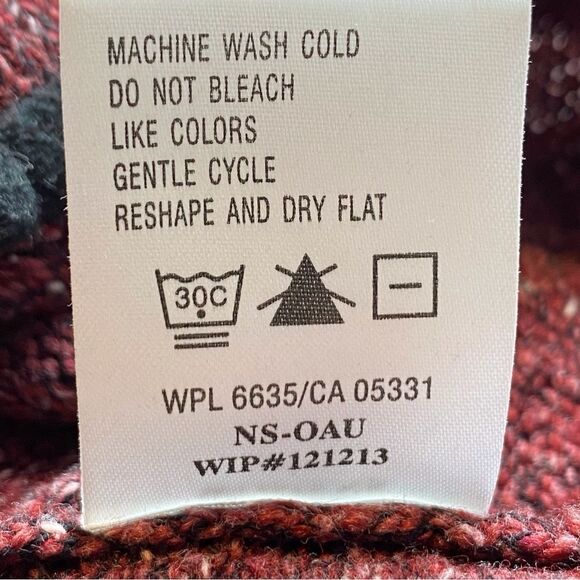 Woolrich Cotton Blend Ruby Red Vest Size Medium - Picture 5 of 10